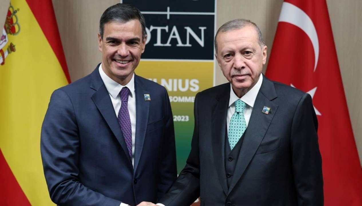 cumhurbaskani erdogan ispanya basbakani sanchez ile gorustu x1QSPkj1