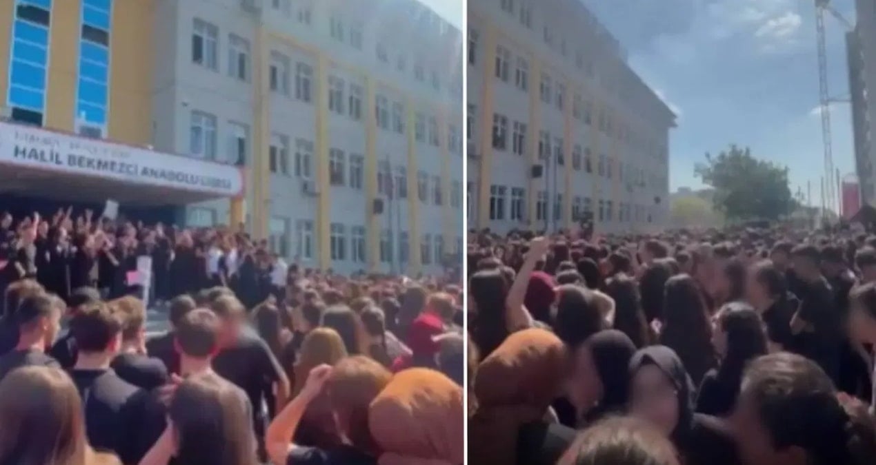 tacizden aciga alinan ogretmen geri dondu ogrenciler isyan etti rKfTXEi3