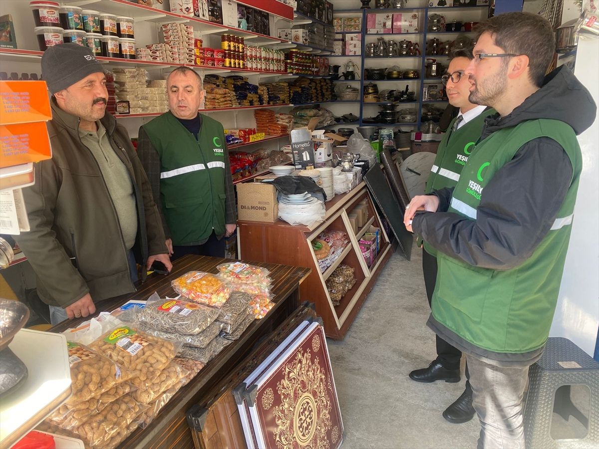 Asarcık’ta Yeşilay, Esnafı Bağımlılığa Karşı Bilinçlendirdi